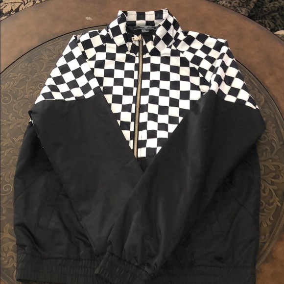 Forever 21 Other - Checkered Bomber Jacket